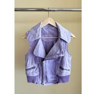Crop Jean Vest